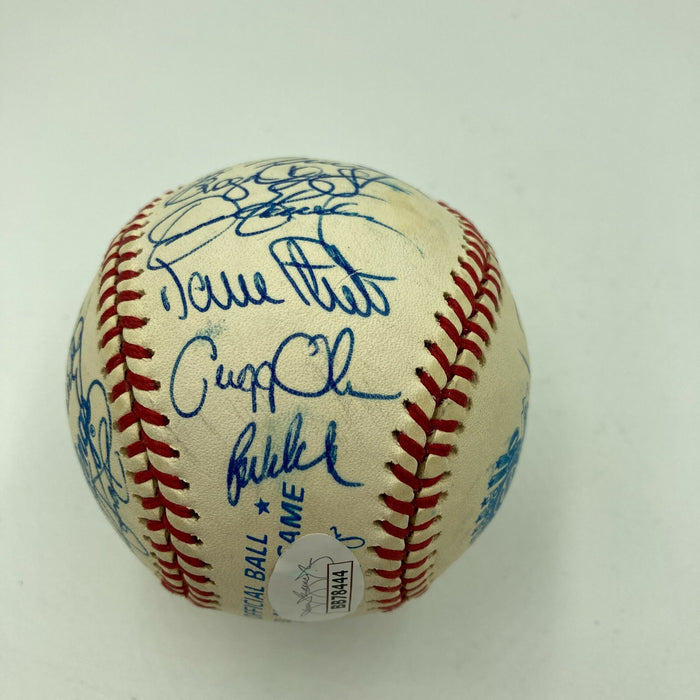 1990 All Star Game Team Signed Baseball Kirby Puckett Mark McGwire Ripken JSA