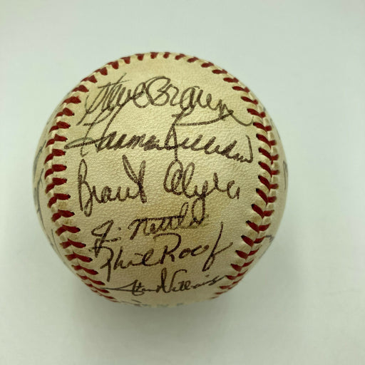 1971 Minnesota Twins Team Signed Baseball Killebrew Carew Blyleven Oliva JSA COA