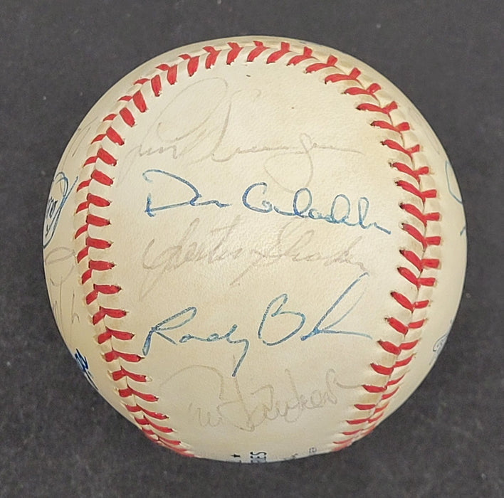 1987 Minnesota Twins World Series Champs Team Signed W.S. Baseball JSA COA