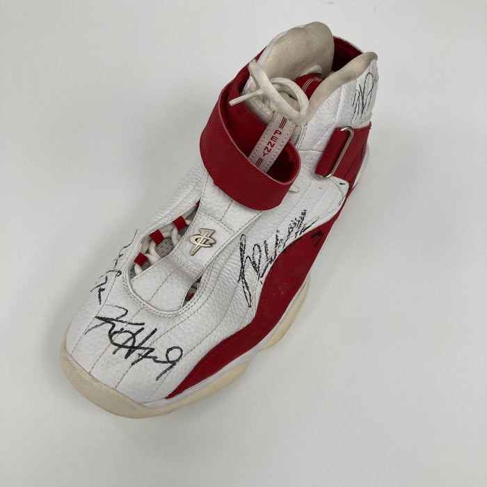 2007-08 Chicago Bulls Starting 5 Signed Nike Air Max Penny 4 Sneaker PSA DNA COA
