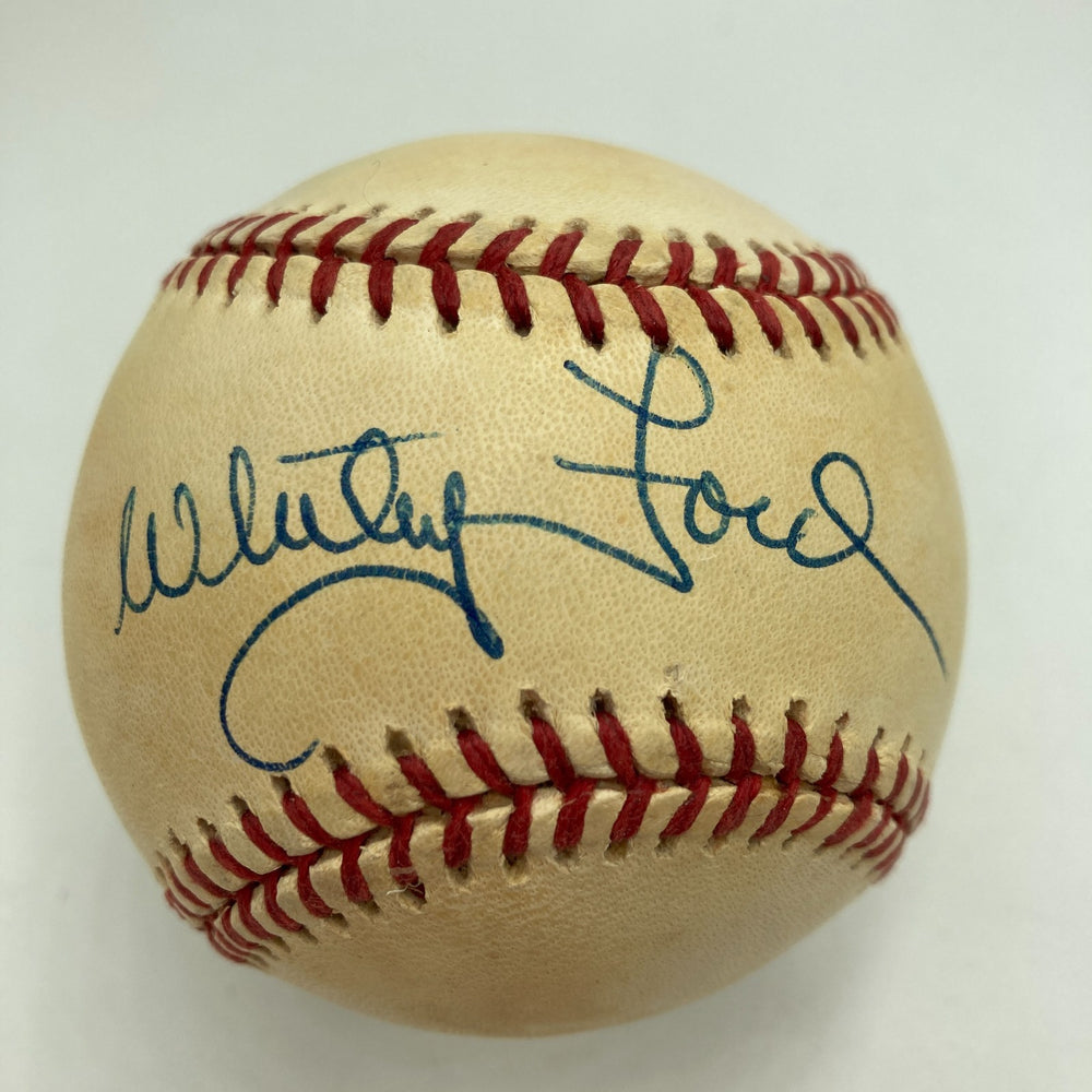 Whitey Ford Signed Official American League Baseball PSA DNA COA