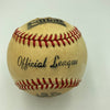 Satchel Paige Signed Official League Baseball Displays As Single Signed JSA COA
