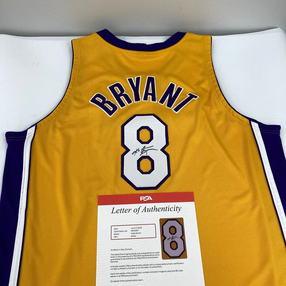 Kobe Bryant Signed Los Angeles Lakers Pro Cut Jersey PSA DNA COA