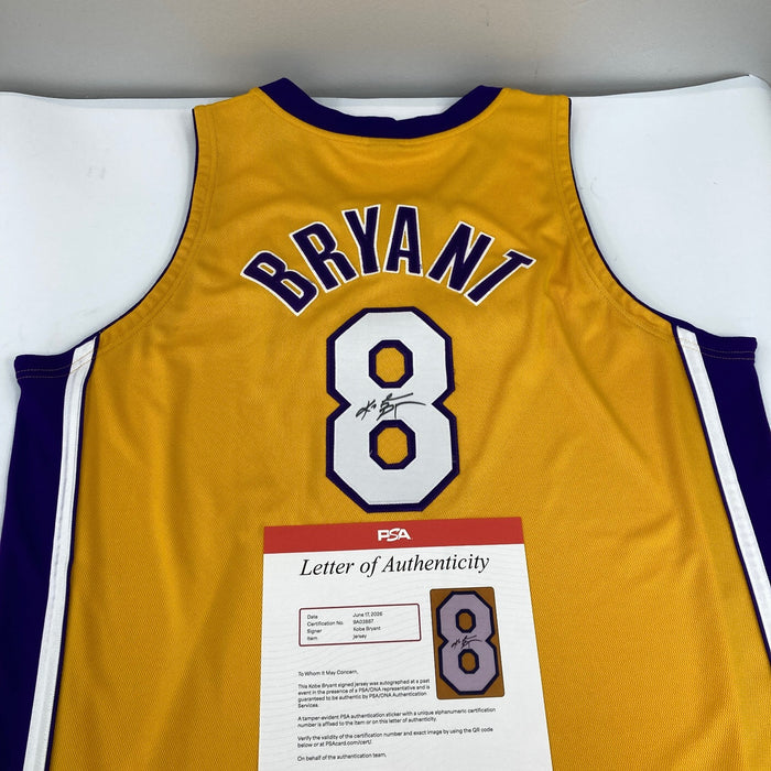 Kobe Bryant Signed Los Angeles Lakers Pro Cut Jersey PSA DNA COA