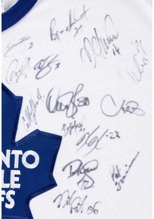 2003-04 Toronto Maple Leafs Team Signed Authentic Jersey Beckett COA