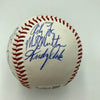 Derek Jeter Mariano Rivera Pre Rookie 1995 Columbus Clippers Signed Baseball JSA