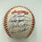 1986 New York Mets World Series Champs Team Signed W.S. Baseball JSA COA