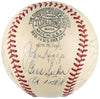 Arky Vaughan Lloyd Waner Paul Waner Heinie Manush 1938 Signed Baseball JSA COA