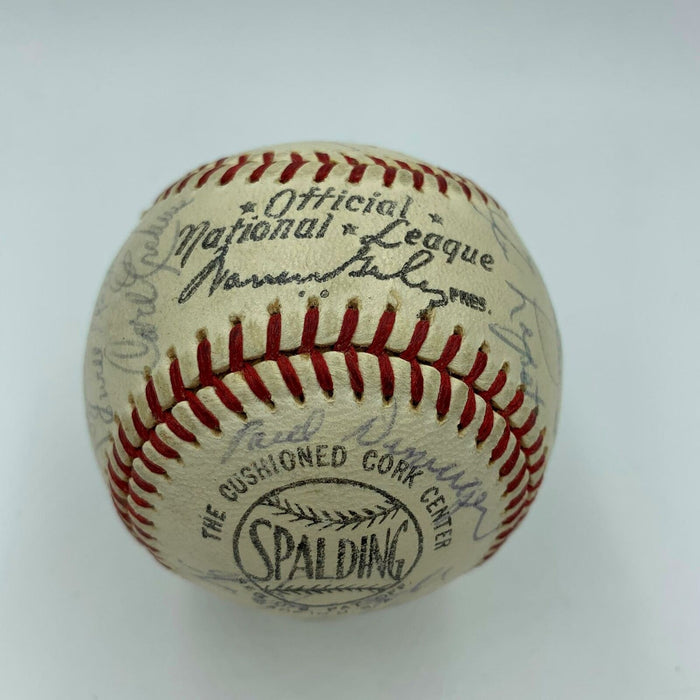 Joe Medwick Billy Martin New York Yankees Legends 1940's Signed NL Baseball