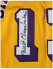 Wilt Chamberlain Signed Los Angeles Lakers 1970's Sand Knit Jersey Beckett COA