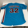 Steve Carlton Signed Inscribed Philadelphia Phillies STAT Jersey JSA COA