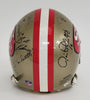 Joe Montana Jerry Rice San Francisco 49ers Legends Signed Game Helmet Beckett
