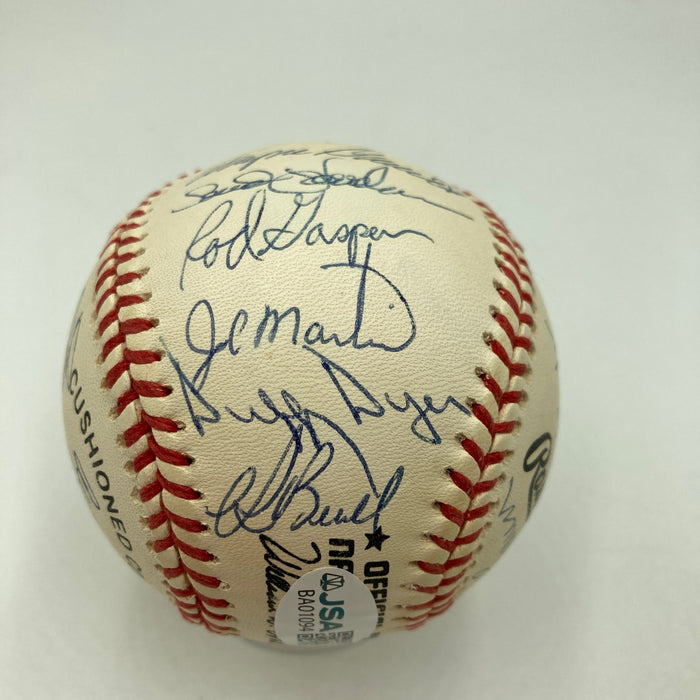 1969 New York Mets WS Champs Team Signed Baseball Tom Seaver Nolan Ryan JSA COA