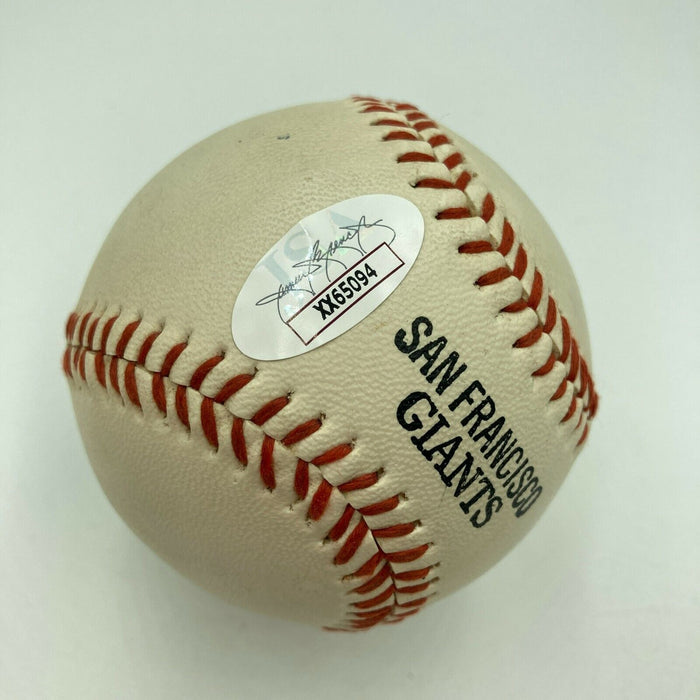 Willie Mays Signed Vintage 1970's San Francisco Giants Baseball JSA COA