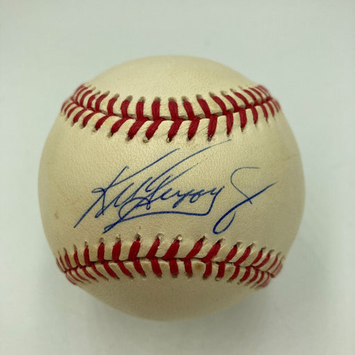 Ken Griffey Jr. Signed 1990's American League Baseball JSA COA