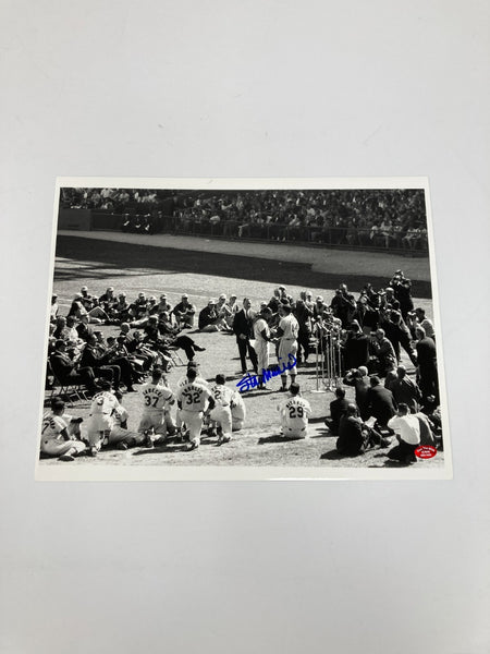 Stan Musial Signed 11x14 Photo Stan The Man Hologram