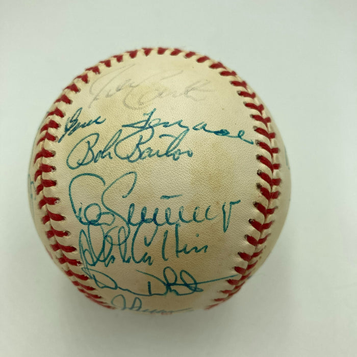 1992 Toronto Blue Jays World Series Champs Team Signed W.S. Baseball JSA COA