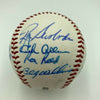 Hall Of Fame Multi Signed Cracker Jack Old Timers Game Baseball Beckett COA
