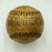 Jim Thorpe 1933 Ben Harjo's All-Indian Baseball Club Team Signed Baseball JSA