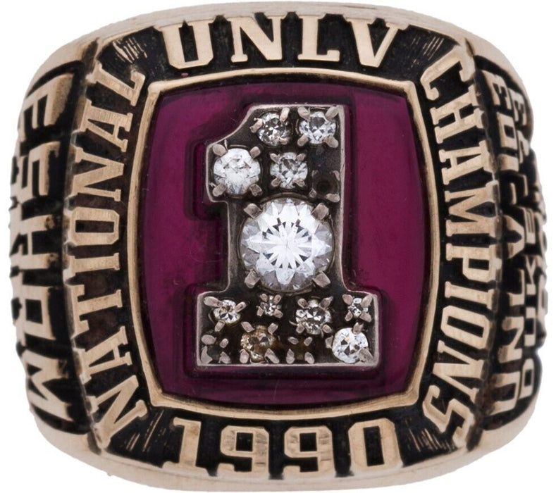 1990 UNLV Runnin' Rebels NCAA National Championship Ring