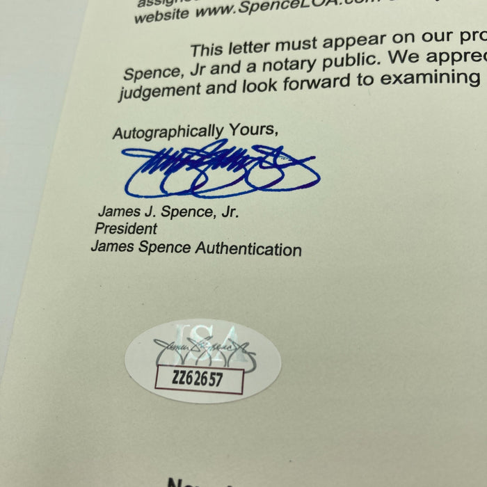 Roger Maris Sandy Koufax Mays Aaron Hall Of Fame Multi Signed Baseball JSA COA