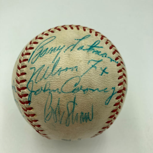 1959 Chicago White Sox AL Champs Team Signed Baseball Nellie Fox JSA COA