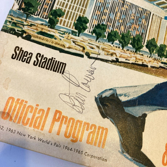1965 New York Mets Signed Vintage Program