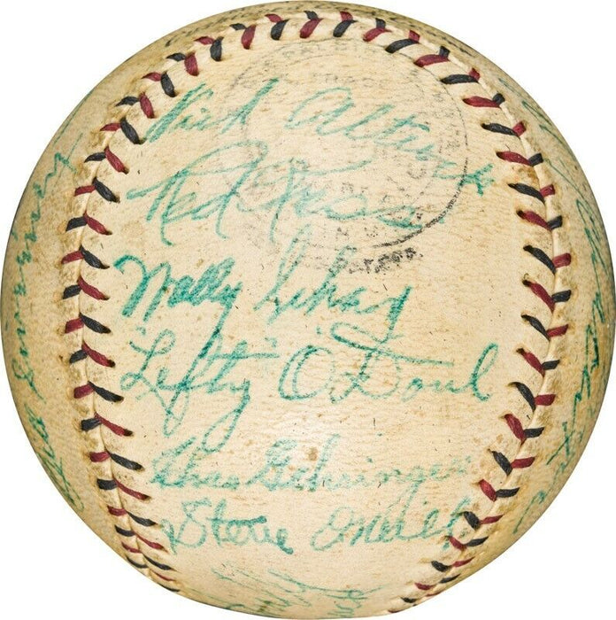1920's Baseball Legends Signed Baseball With Harry Heilmann & Leo Diegel PSA DNA