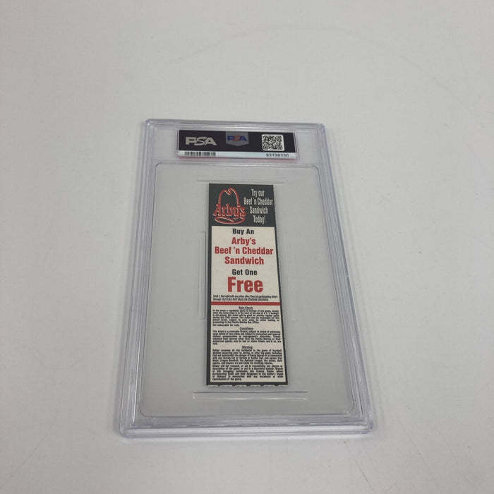 1993 Trevor Hoffman Signed MLB Debut Ticket PSA Auto 10 April 6, 1993