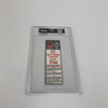1993 Trevor Hoffman Signed MLB Debut Ticket PSA Auto 10 April 6, 1993