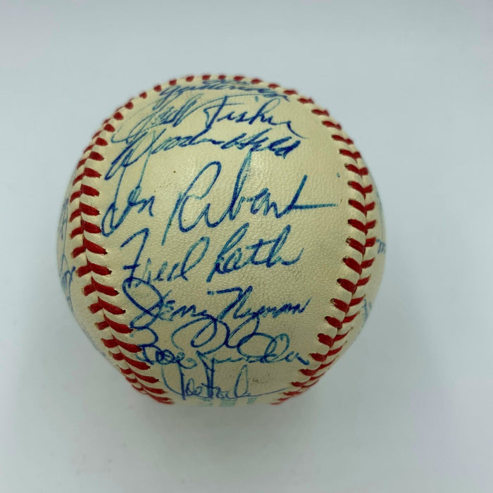 Beautiful 1968 Chicago White Sox Team Signed American League Baseball JSA COA