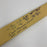 Jim Brown Lou Groza Browns HOF Multi Signed Stadium Seatback Slat JSA COA