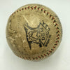 Babe Ruth & Lou Gehrig 1928 World Series New York Yankees Signed Baseball JSA