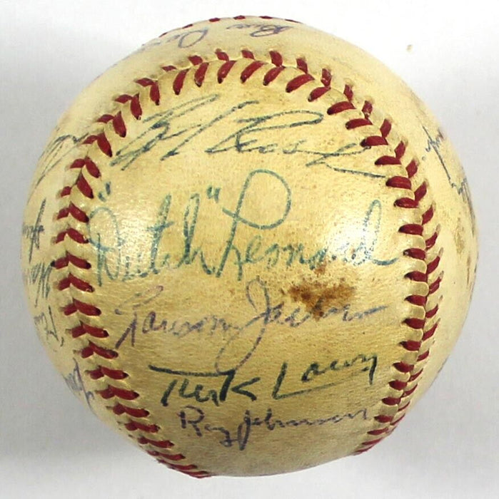 1953 Chicago Cubs Team Signed National League Giles Baseball With JSA COA