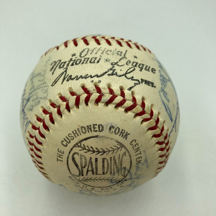 Vintage 1969 New York Mets WS Champs Team Signed Baseball Nolan Ryan Seaver JSA