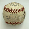 Rare Jesse Owens & Joe DiMaggio HOF Multi Signed Baseball JSA COA