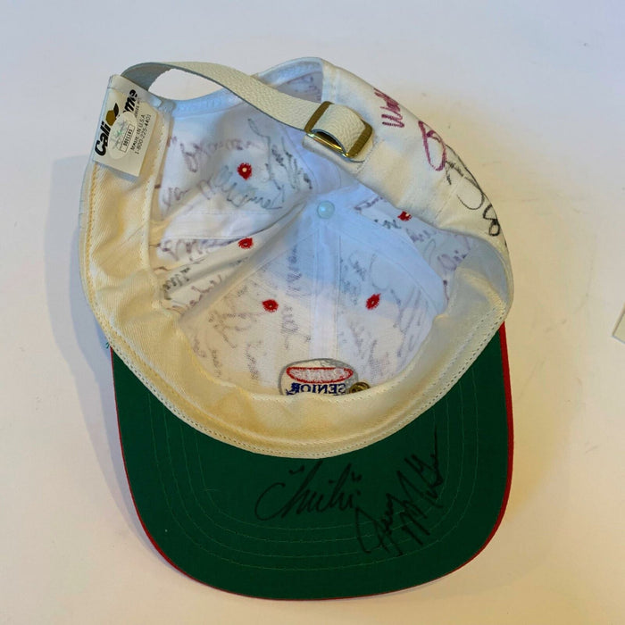 1995 PGA Ralphs Senior Classic Signed Hat 46 Sigs Nichols Rodriguez JSA COA