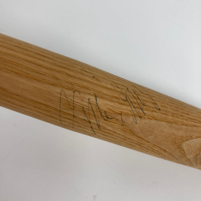RARE Willie Mays Signed 1971 40th Birthday Mini Baseball Bat JSA COA