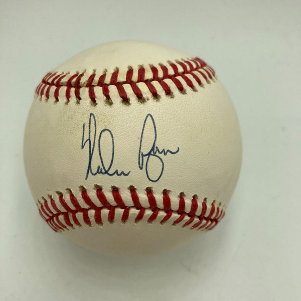 Nolan Ryan Signed Official American League Baseball JSA COA