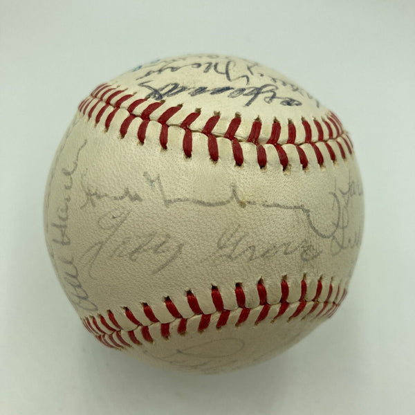 1937 All Star Game Team Signed Baseball Hank Greenberg JSA COA