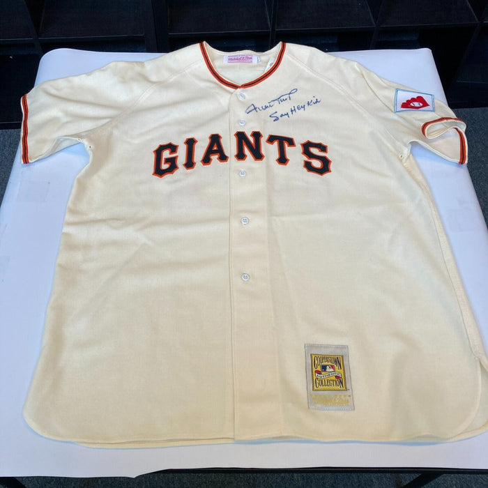 Willie Mays "Say Hey Kid" Signed Inscribed Authentic 1951 Giants Jersey JSA COA