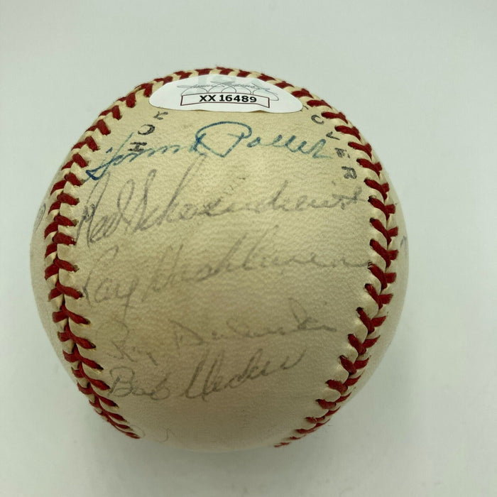 1964 St. Louis Cardinals World Series Champs Team Signed Baseball JSA COA