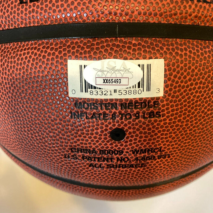 John Wooden "UCLA" Signed Rawlings NCAA Basketball JSA COA
