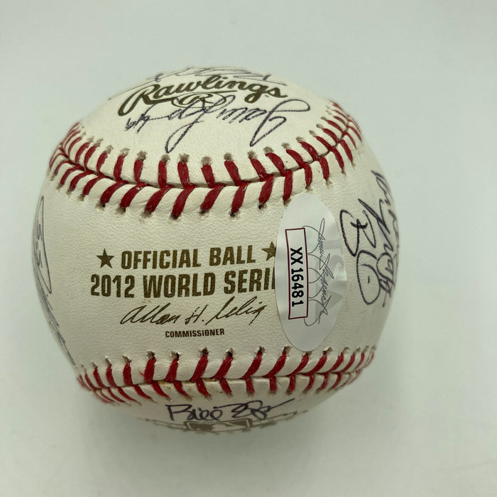 2012 San Francisco Giants World Series Champs Team Signed W.S. Baseball JSA COA