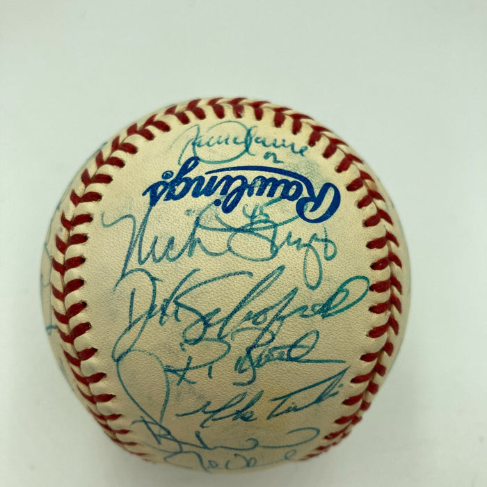 1993 Toronto Blue Jays World Series Champs Team Signed Baseball JSA COA