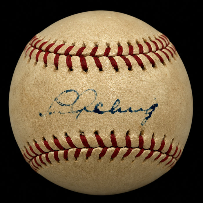 The Finest Lou Gehrig Single Signed American League Baseball Sweet Spot PSA DNA