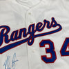 Nolan Ryan Signed Authentic 1989 Texas Rangers Game Model Jersey JSA Sticker