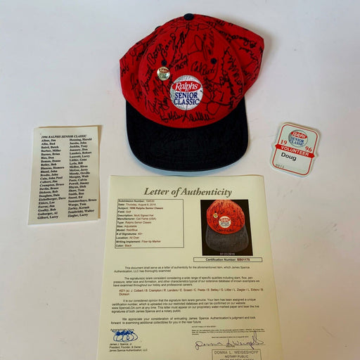 1996 PGA Ralphs Senior Classic Signed Golf Hat 46 Sigs With JSA COA