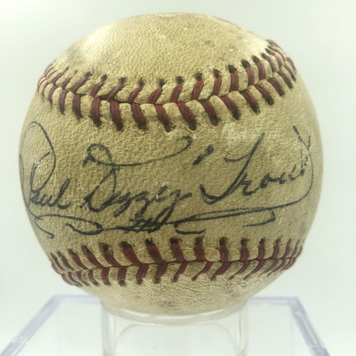 Rare Paul Dizzy Trout Single Signed Autographed Baseball Detroit Tigers PSA DNA