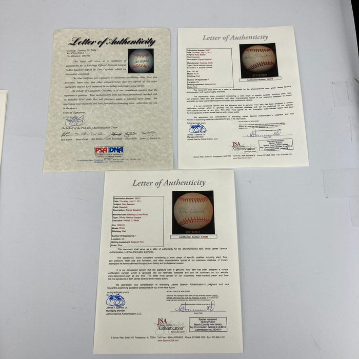 1956 Brooklyn Dodgers Team Signed Baseball Collection 31 Balls PSA JSA COA